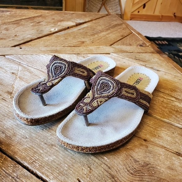 REBELS Kimber Beaded Sandals womens Size 8 - Picture 1 of 9